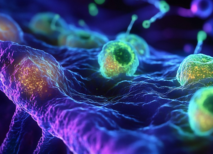 Le muscle âgé ou « sarcopénique » sécrète moins de vésicules extracellulaires contenant un microARN suppresseur de tumeurs (Visuel Adobe Stock 1218641057)