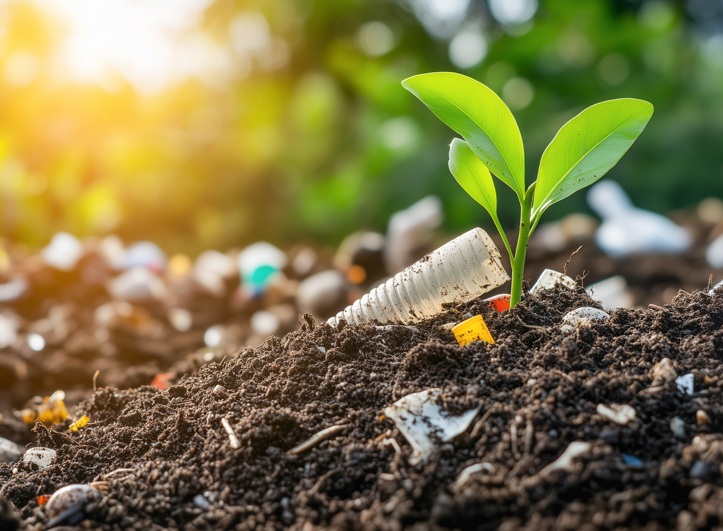Les microplastiques dans les sols pourraient modifier le g&eacute;nome microbien (Visuel Adobe Stock 1485435496)