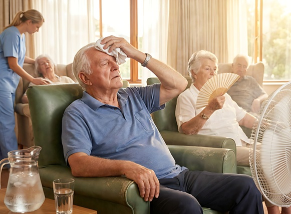 Les vagues de froid augmentent le risque d'hospitalisation pour insuffisance cardiaque avec un retard de 3 &agrave; 5 jours, tandis que les pics de temp&eacute;ratures &eacute;lev&eacute;es ont des effets imm&eacute;diats et dans les 3 jours (Visuel Adobe Stock 2097613076)
