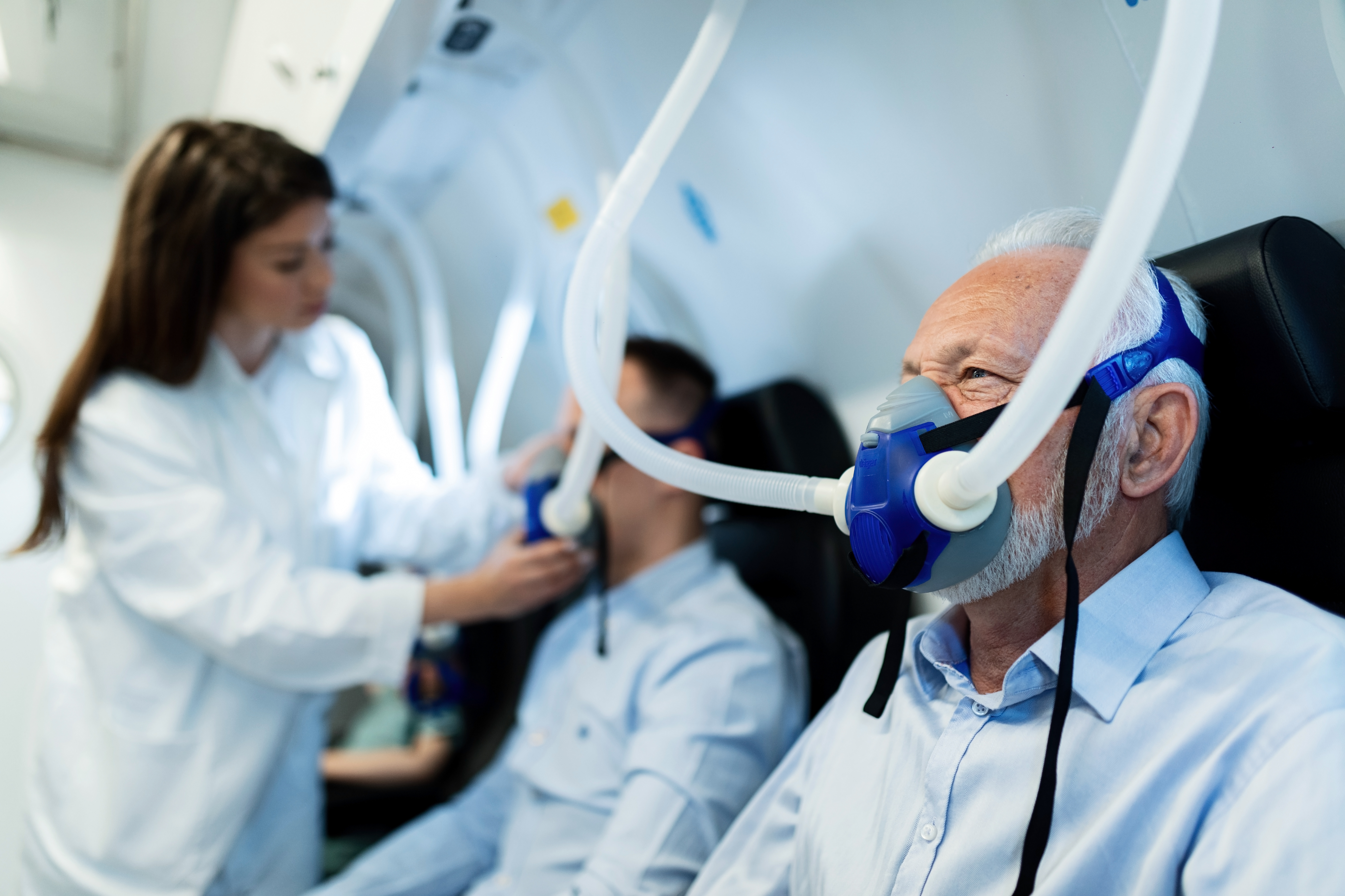 L'oxygénothérapie hyperbare favorise la restauration de la capacité du cœur à se contracter correctement, chez les patients atteints de COVID long (Visuel Adobe Stock 266376738) L'oxygénothérapie hyperbare favorise la restauration de la capacité du cœur à se contracter correctement, chez les patients atteints de COVID long (Visuel Adobe Stock 266376738).