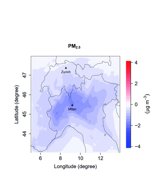 Au fur et à mesure que les émissions d'oxydes d'azote sont réduites, les réactions chimiques des gaz organiques contre les oxydants atmosphériques augmentent, ce qui favorise légèrement la formation de nouvelles particules organiques (Visuel Environmental Sciences : Atmosphere) Au fur et à mesure que les émissions d'oxydes d'azote sont réduites, les réactions chimiques des gaz organiques contre les oxydants atmosphériques augmentent, ce qui favorise légèrement la formation de nouvelles particules organiques (Visuel Environmental Sciences : Atmosphere)