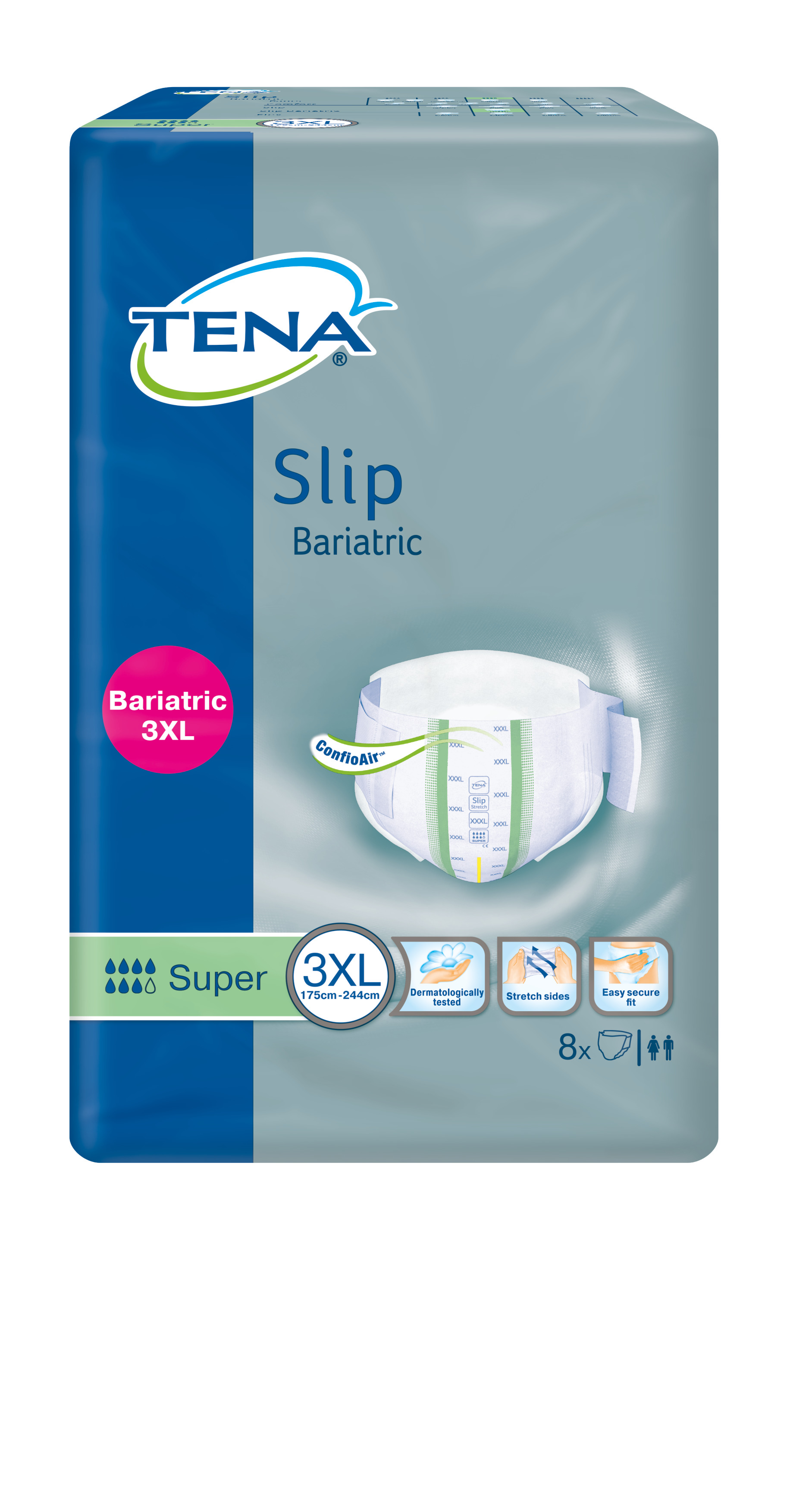 Il existe aujourd’hui des dispositifs (ex : TENA Slip Bariatric) adaptés aux personnes souffrant à la fois d’incontinence et d’obésité. Il existe aujourd’hui des dispositifs (ex : TENA Slip Bariatric) adaptés aux personnes souffrant à la fois d’incontinence et d’obésité.