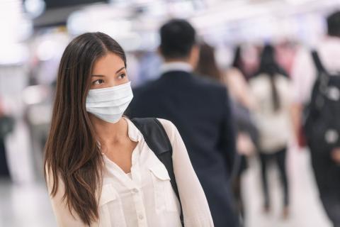 Les dernières données sont en faveur de l'utilisation universelle des masques et confirme un effet de réduction significative de propagation du SRAS-CoV-2 mais aussi des autres infections virales (Visuel Adobe Stock 319060259) Les dernières données sont en faveur de l'utilisation universelle des masques et confirme un effet de réduction significative de propagation du SRAS-CoV-2 mais aussi des autres infections virales (Visuel Adobe Stock 319060259)