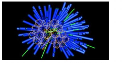 Ces structures nanométriques en forme de seringues surnommées « étoiles de la mort », pourraient être utilisées comme vecteurs très ciblés de médicaments. Ces structures nanométriques en forme de seringues surnommées « étoiles de la mort », pourraient être utilisées comme vecteurs très ciblés de médicaments.