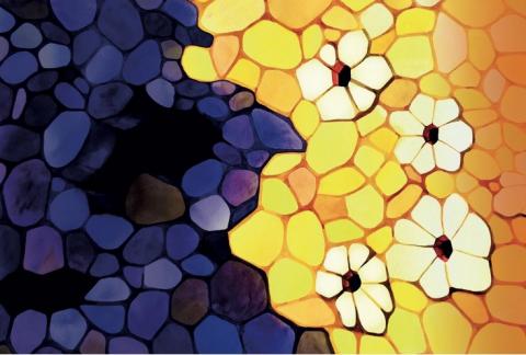 Les cellules en état de mort cellulaire protègent momentanément les cellules voisines pour leur éviter le même sort et maintenir ainsi la cohésion des tissus (Visuel Institut Pasteur / Léo Valon et Romain Levayer). Les cellules en état de mort cellulaire protègent momentanément les cellules voisines pour leur éviter le même sort et maintenir ainsi la cohésion des tissus (Visuel Institut Pasteur / Léo Valon et Romain Levayer).