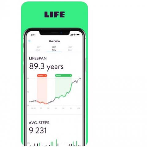 L'app est capable d’estimer le vieillissement, la fragilité et la durée de vie approximative du sujet. L'app est capable d’estimer le vieillissement, la fragilité et la durée de vie approximative du sujet.