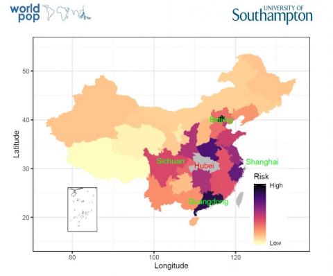 Les villes de Pékin, Guangzhou, Shanghai et Chongqing sont toutes identifiées comme à risque élevé Les villes de Pékin, Guangzhou, Shanghai et Chongqing sont toutes identifiées comme à risque élevé