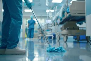 L'utilisation excessive de désinfectants chez les patients en unités de soins intensifs (USI) pourrait augmenter le risque d'infections résistantes aux antibiotiques (Visuel Adobe Stock 827394810)