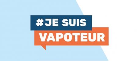 Je Suis Vapoteur n’est pas seulement un média français qui informe sur la cigarette électronique. Il s’engage aussi pour la défendre, et pour vous convaincre de la défendre (Visuel Je Suis Vapoteur)